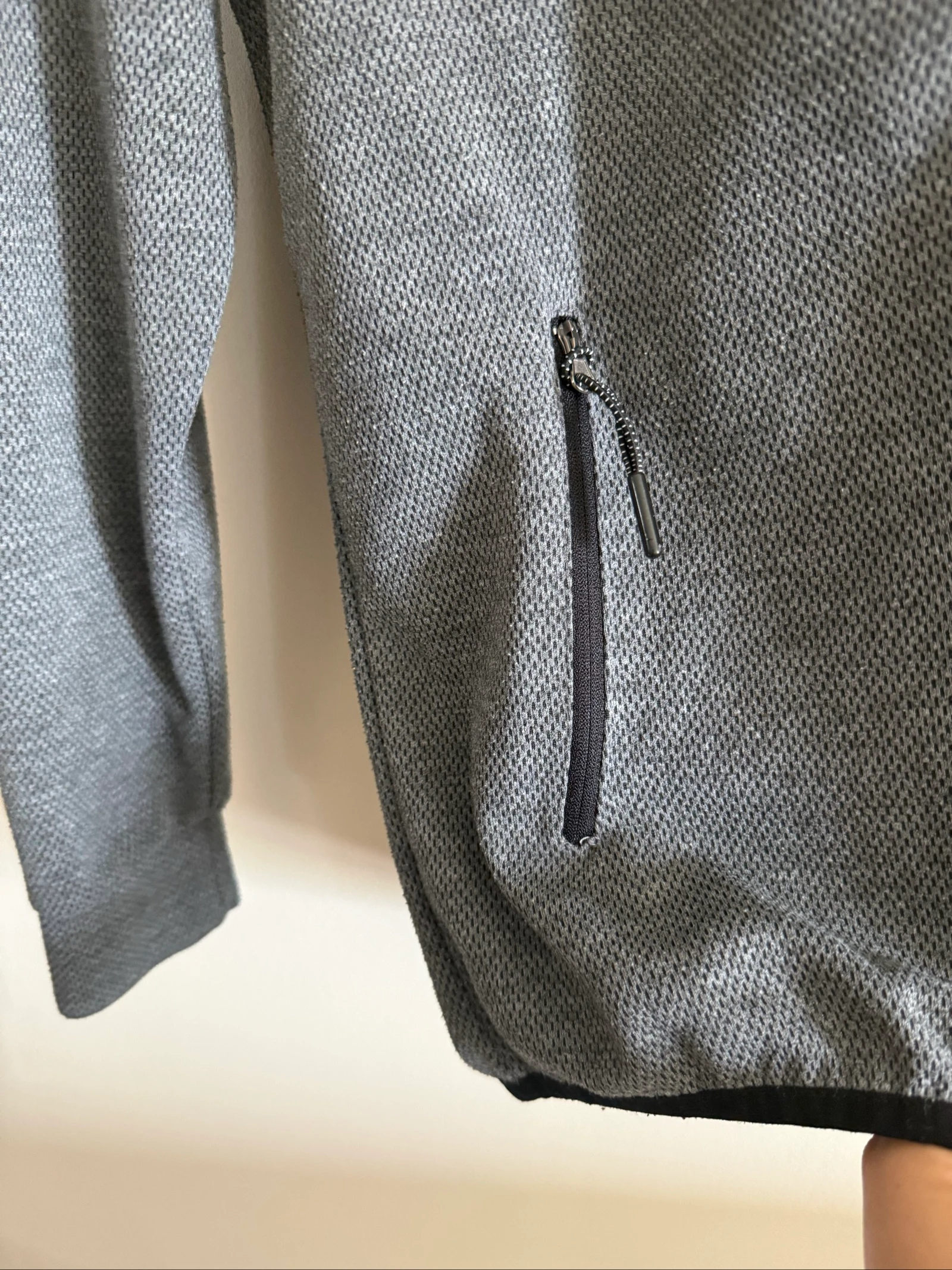 Jaqueta esportiva Nike Homem Running Cinza Mescla Tamanho M com Capuz – Muito Bom Estado – photo 6